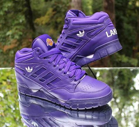 men's purple adidas sneakers.